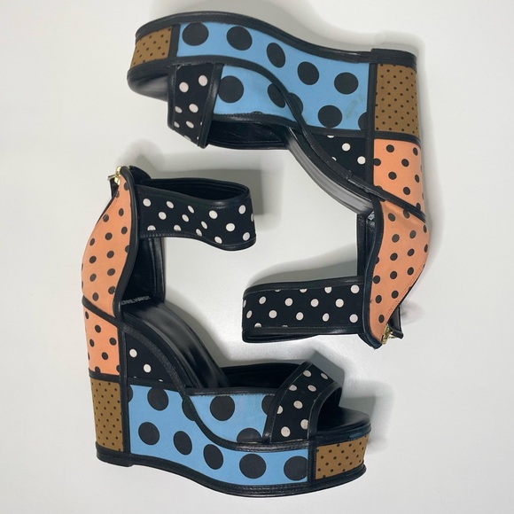 PIERRE HARDY Multicolored Polka Dot Wedge - Picture 2 of 8